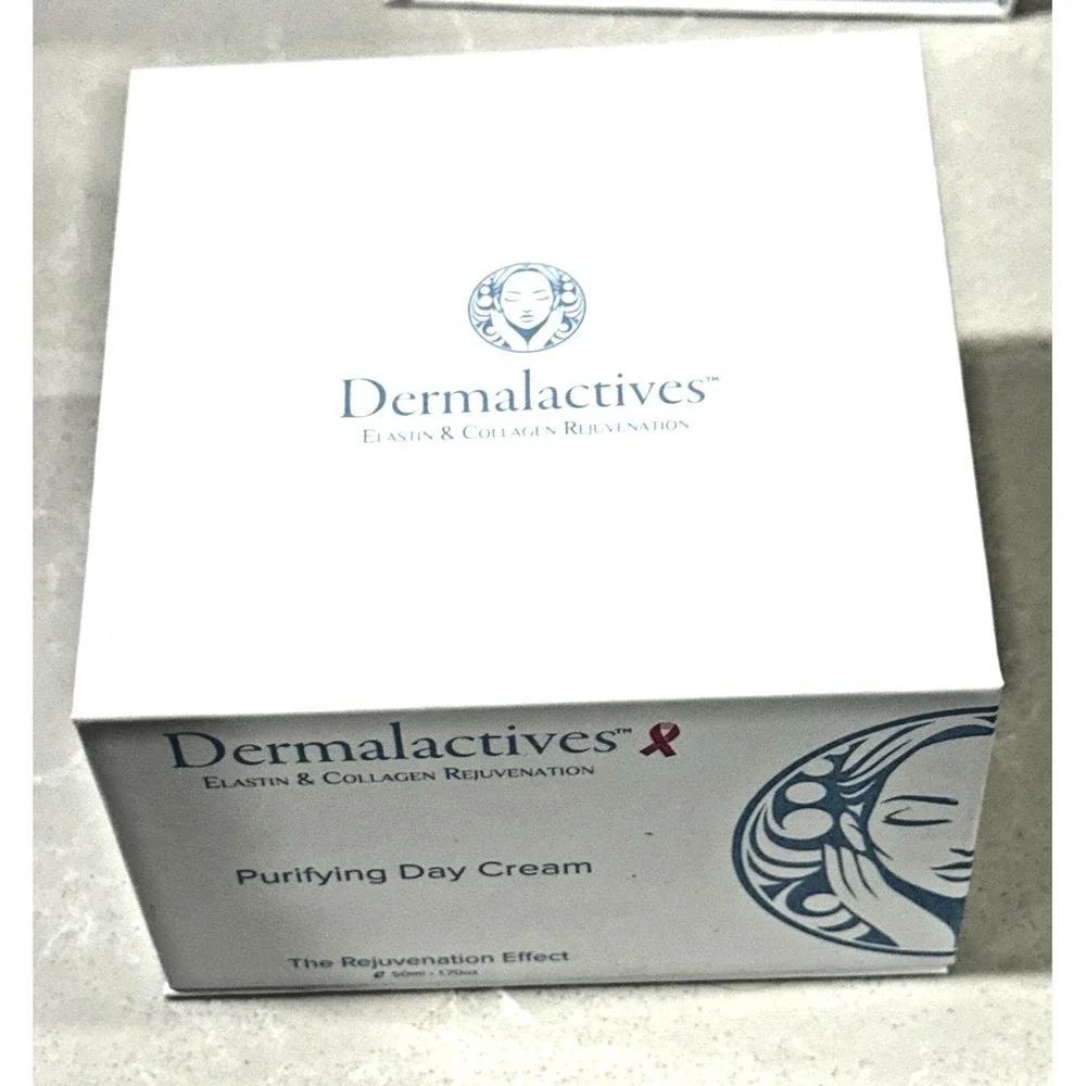 DERMALACTIVES Purifying Day Cream Elastin & Collagen Rejuvenation‎  1.7 oz 50 mL